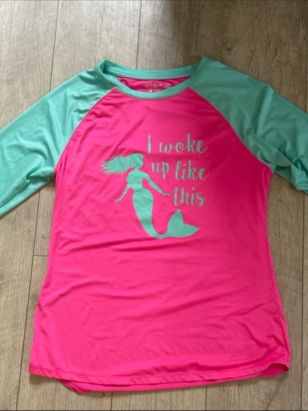 Reel Legends Kids Pink and Mint Mermaid Swim Coverup